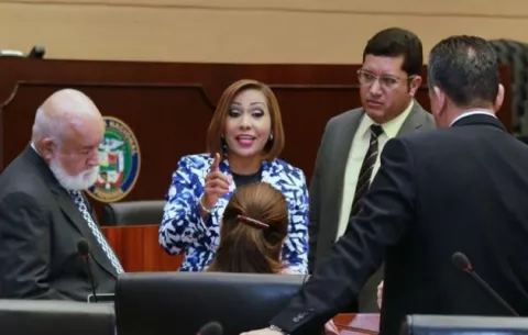 Yanibel Ábrego pide promulgar leyes que no ha visto el presidente