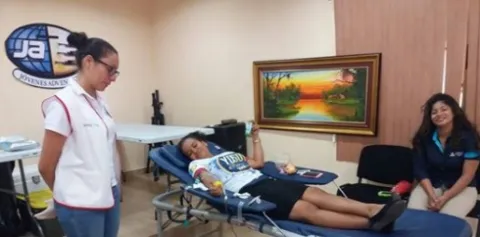 Jornada juvenil de donación de sangre en La Chorrera
