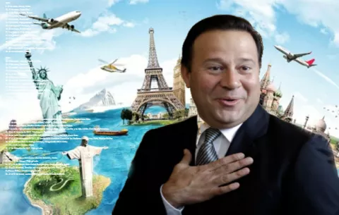 Varela realiza más de 50 viajes al extranjero, irá a Jordania e Italia