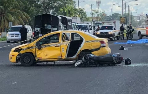 Motorizado policial muere en accidente en la ciudad de Colón, era de Veraguas