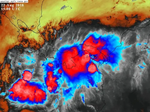 Habrá tres días de tormentas sobre el istmo, según las autoridades
