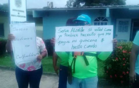 Trabajadores de las juntas comunales de Arraiján tienen más de 20 días sin  cobrar