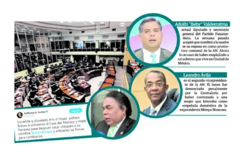 Siguen descubriendo anomalías en planillas de Asamblea Nacional