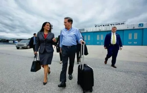 El quinto viaje de Laurentino Cortizo y su visita relámpago a Colombia