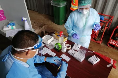Baja la cantidad de pacientes hospitalizados por COVID-19 en Panamá