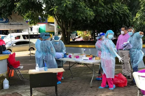 Ante el aumento de casos de COVID-19 instalarán carpas hospitales en los distritos de Renacimiento y San Félix, Chiriquí