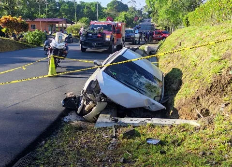 En accidente de tránsito en Bugaba muere guardia de seguridad