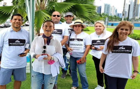 En julio se realizará  'la firmatón' para revocatoria de mandato  de José Luis Fábrega