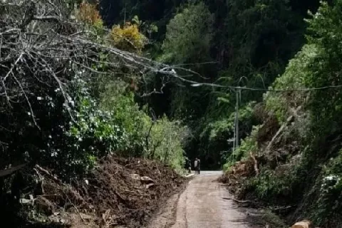 Deslizamiento de tierra afecta vía utilizada por productores chiricanos