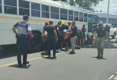 Sacan de las calles de Chiriquí a 115 migrantes ilegales