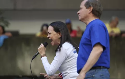 Confirman detención de María Corina Machado tras protesta en Caracas