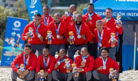 Panamá se queda con la medalla de plata en fútbol playa en los Juegos Centroamericanos