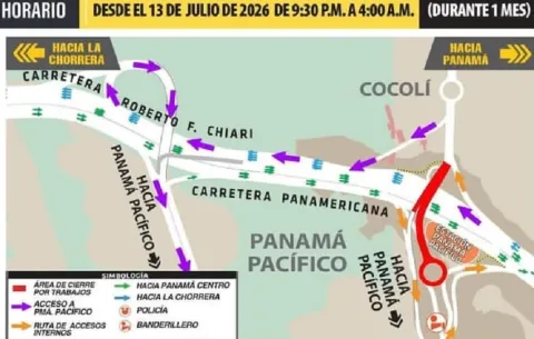 Obras de la Línea 3 obligan a cierres nocturnos en Panamá Pacífico