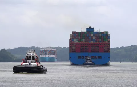 Canal de Panamá establece nueva reducción del calado para enfrentar la sequía por El Niño