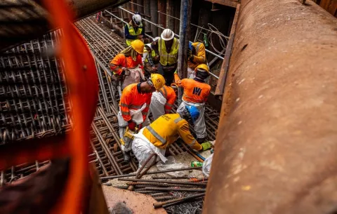 Cuarto Puente avanza con el vaciado de 1,600 metros cúbicos de concreto 