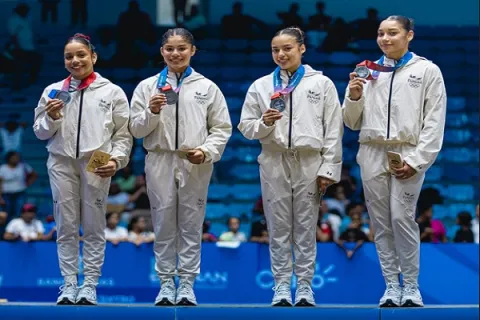 Gimnasia femenina gana medalla de plata por equipos para Panamá