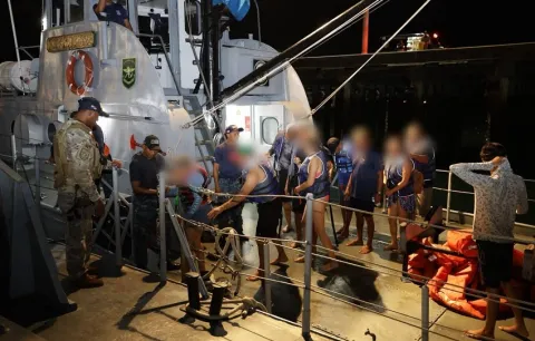 AMP investiga naufragio de la embarcación 'AURA A' entre las islas de Taboga y Taboguilla