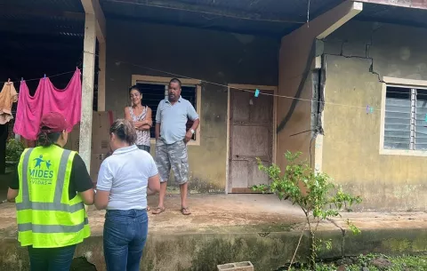 Avanza la evaluación social y la entrega de ayuda en zonas afectadas por el sismo 