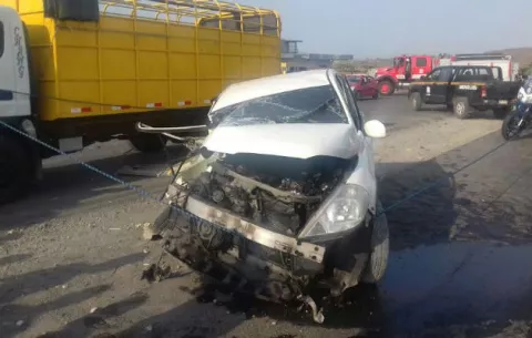 Dos muertos deja accidente vehicular en el distrito de La Mesa