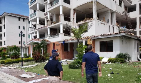 Fiscalía de Homicidio realiza inspección ocular en el PH Costamare