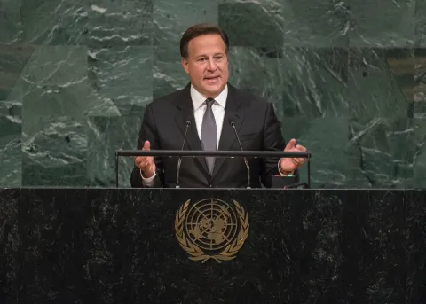 Varela y sus 10 minutos de 'cuentos chinos' en la sesión 73° de la Asamblea de la ONU