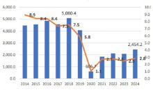 Evolución de la inversión extranjera en comparación con el PIB. Internet