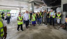 El presidente Mulino recorrió la obra el pasado 30 de abril.  Cortesía