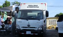 Este vehículo se adentrará en las calles y veredas del distrito de San Miguelito para la atención mental de pacientes que lo requieran.  Cortesía