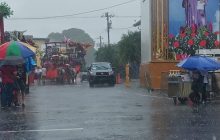 Los santiagueños tuvieron mucha lluvia y el recuerdo de una excelente fiesta patronal que fue todo un éxito tras rescatar las viejas tradiciones. Foto. Melquíades Vásquez
