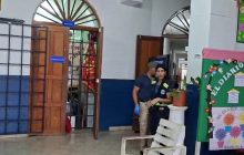 De manera extraoficial, se conoció que durante varios fines de semana recientes, personas ajenas han ingresado al plantel, llevándose diferentes objetos de valor. Foto. Thays Domínguez