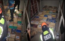 Los paquetes de las sustancias ilícitas estaban forrados en color crema, azul, chocolate, los cuales en su parte superior estaban identificados con el número 212 y otros con figuras. Foto. PGN