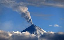 Volcán activo en Kamchatka. Foto: EFE