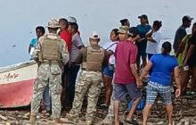 Moradores de Río Indio y zonas aledañas rastrearon el cuerpo con mallas de pesca hasta encontrarlo el 9 de agosto, con golpes visibles en rostro y cuerpo. Foto. Cortesía. Senan