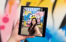 El Galaxy Z Fold7 se luce en condiciones de poca luz. 