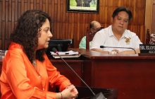 Ángela Paz, gerente general de Veolia-Panamá, dijo que ya han contratado siete camiones compactadores, los cuales se suman a la flota. Foto. Eric Montenegro