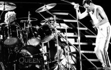 Imagen de 1986 del cantante Freddie Mercury, líder del grupo británico 