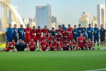 Equipo de Panamá Sub-17, lista para debutar. Foto: COP