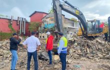Trabajos de demolición. Foto: Diomedes Sánchez