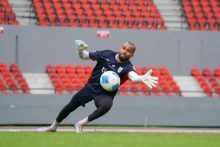 Luis 'Manotas' Mejía, portero de la selección de Panamá. Foto: FPF