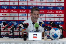 Thomas Christiansen, técnico de Panamá. Foto:FPF