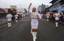 Más de 80 bandas escolares participan del desfile. Foto: Eric Montenegro