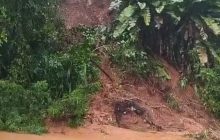 Deslizamiento de tierra. Foto: Diomedes Sánchez