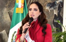 Miss Universo 2025, la mexicana Fátima Bosch, durante su visita en Nueva York. Foto: EFE / Ruth Hernández