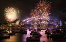 Fuegos artificiales de Año Nuevo 2026. EFE