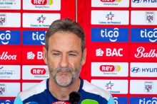 Thomas Christiansen, técnico de Panamá. Foto:FPF