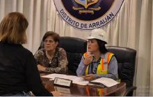 Luzdenia Oliver, presidenta del concejo, explicó que en la reunión se aclaró que, aun cuando se escuchó el planteamiento de la alcaldesa Peñalba, la exoneración de impuestos es potestad de los ediles. Foto. Eric Montenegro