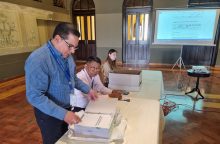 La licitación se realizó en la sede principal del Ministerio de Gobierno en el Casco Antiguo. Foto: Cortesía