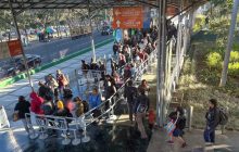 Estación de buses en Ciudad de Guatemala (Guatemala). Foto: EFE
