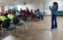 Durante el encuentro. Foto: Diomedes Sánchez