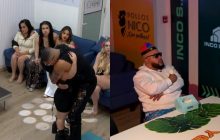 Despedida de María Vito y 'Rikiplos'. Foto: YouTube / 'Parking de Yen Video'